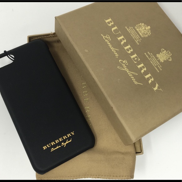 BURBERRY black leather iPhone 7 case - Picture 5 of 7